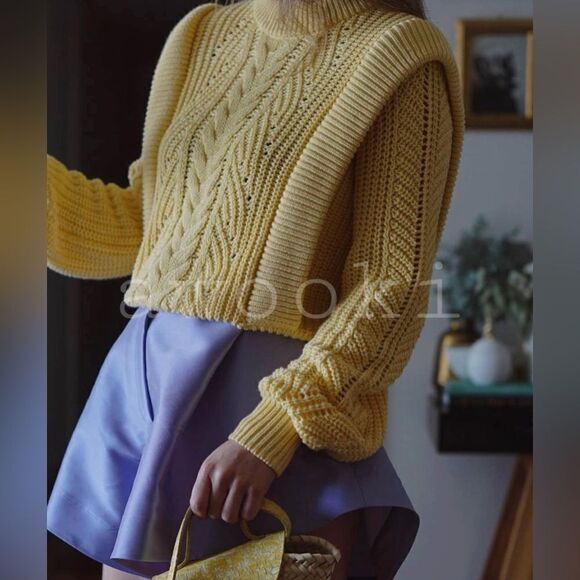 Mango Knit Cotton Sweater New - Picture 1 of 5